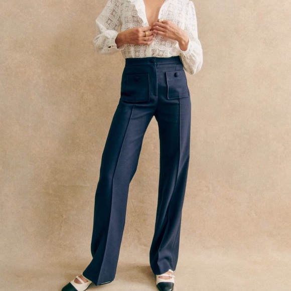 Sezane Chlo shirt new with tag size 36/4 - Picture 3 of 16